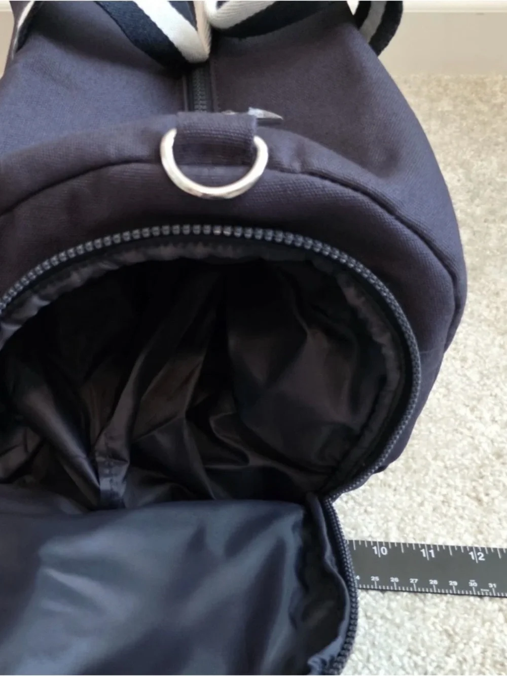 Polo Ralph Lauren Heritage Duffle Bag Navy Blue and White Large Weekender